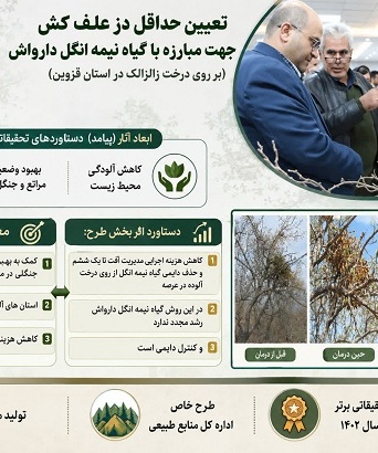 تعیین حداقل دز علف کش جهت مبارزه با گیاه نیمه انگل دارواش