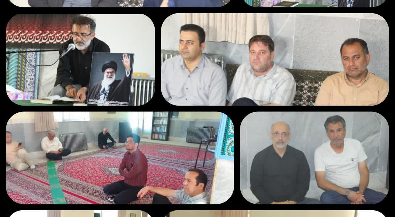 محفل سوگواری شهادت آقای شهید ایران و تجدید عهد با رهبر جدید