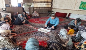 آموزش کشت مهارتی زعفران و زنان روستای مشکین آباد