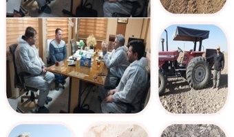 بازدید پژوهشگران مرکز تحقیقات و آموزش کشاورزی و منابع طبیعی قزوین از مزارع کشت و صنعت‌ کشاورزی و دامپروری شریف آباد و کشاورزان مزرعه اسد آباد شهرستان آبیک در راستای انتقال دانش فنی و ترویج مصرف بهینه کودهای پایه در کشت گندم