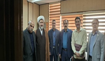 دیدار مهرزاد محصص مستشاری با نماینده ولی فقیه مؤسسه آموزش و ترویج کشاورزی