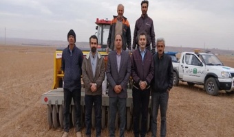 اجرای طرح‌های تحقیقاتی کشت گندم و جو دیم ـ روستای جمجرد