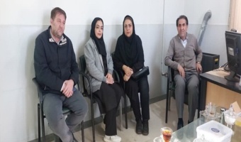 هم افزائی با مرکز خدمات جهاد کشاورزی کوهین توسط محققین مرکز تحقیقات