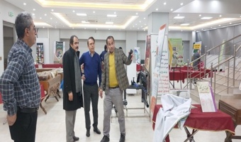حضور مهرزاد محصص مستشاری و اعضای کمیته اجرایی در برپایی نمایشگاه