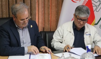 امضای تفاهم نامه استراتژیک با حضور معاون وزیر و  رئیس سازمان تات، مدیرعامل کشت و صنعت شریف‌آباد، رئیس سازمان جهادکشاورزی استان قزوین و رئیس مرکز تحقیقات و آموزش کشاورزی قزوین