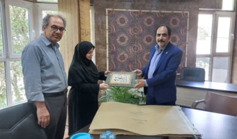 نشست مشترک رئیس مرکز تحقیقات کشاورزی قزوین و مدیر کل اسناد و کتابخانه ملی استان قزوین