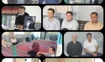 محفل سوگواری شهادت آقای شهید ایران و تجدید عهد با رهبر جدید