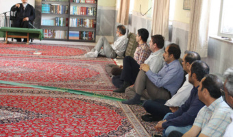 جلسه سوگواری و سخنرانی مناسبت سالروز شهادت امام حسن عسکری(ع) در مرکز تحقیقات کشاورزی قزوین