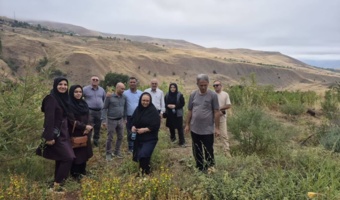 هم افزایی با سازمان جهادکشاورزی استان؛ کارشناسان مدیریت باغبانی ستادی و شهرستانی استان در ایستگاه تحقیقات گیاهان دارویی زرآباد الموت