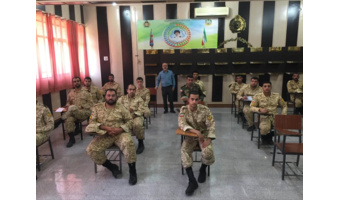 برگزاری کلاس آموزشی پرورش دام سبک برای سربازان وظیفه لشکر ۱۶ زرهی و مکانیزه قزوین