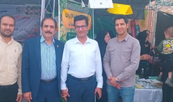 غرفه مرکز تحقیقات کشاورزی و منابع طبیعی استان قزوین در جشنواره ملی زیتون طارم سفلی