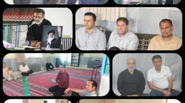 محفل سوگواری شهادت آقای شهید ایران و تجدید عهد با رهبر جدید