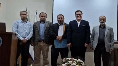 رئیس مرکز رشد کشاورزی و منابع طبیعی قزوین به عنوان داور خارجی در دانشگاه تهران