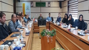 جلسه هم افزائی، با محوریت تولید محتوا در مرکز تحقیقات کشاورزی قزوین