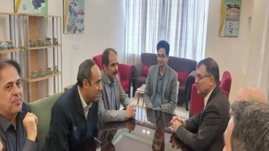بازدید رئیس پژوهشکده حفاظت خاک و آبخیزداری کشور از مرکز رشد کشاورزی و منابع طبیعی قزوین