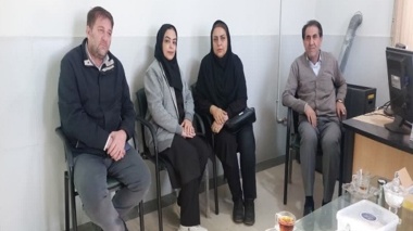 هم افزائی با مرکز خدمات جهاد کشاورزی کوهین توسط محققین مرکز تحقیقات