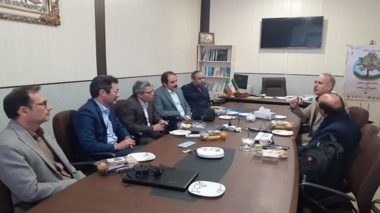 جلسه مشترک ریاست موسسه تحقیقات خاک و آب با مدیریت آب و خاک سازمان جهاد کشاورزی استان قزوین