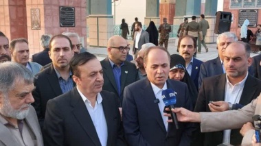 هم‌زمان با برگزاری جشنواره ملی زیتون طارم سفلی؛  حضور دکتر مهرزاد محصص مستشاری در مراسم استقبال از وزیر جهاد کشاورزی